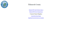 Desktop Screenshot of opscenter.co.tillamook.or.us